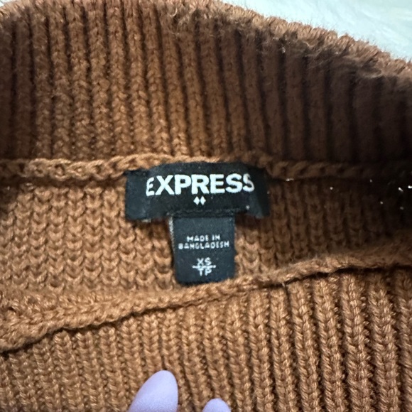 Express Knit Long Sleeve Sweater - Picture 3 of 3